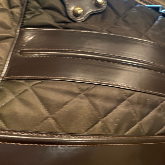 Burberry quilted Prorsum Bit Runway leather brown bag - Picture 2 of 15